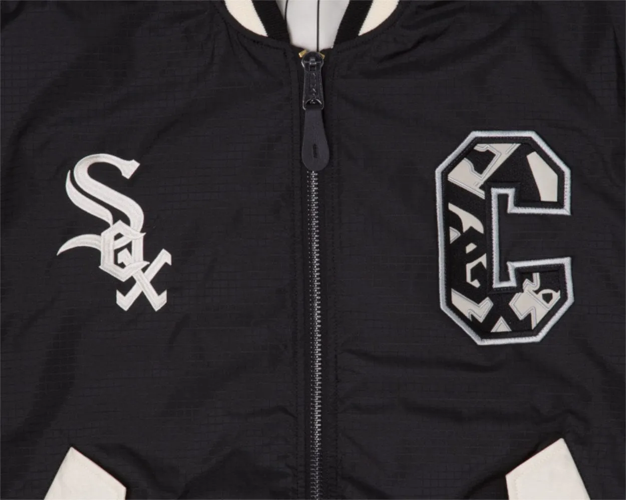 CHICAGO WHITE SOX X ALPHA X NEW ERA L-2B BOMBER JACKET sold by Alpha Industries product image thumbnail 3