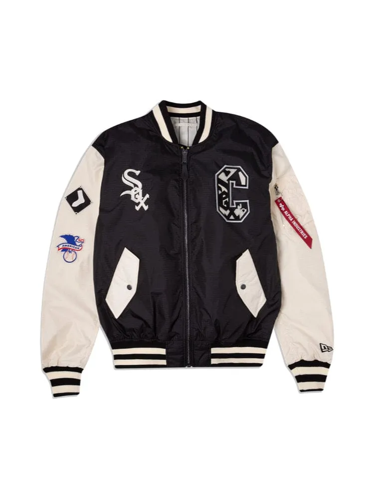 CHICAGO WHITE SOX X ALPHA X NEW ERA L-2B BOMBER JACKET sold by Alpha Industries