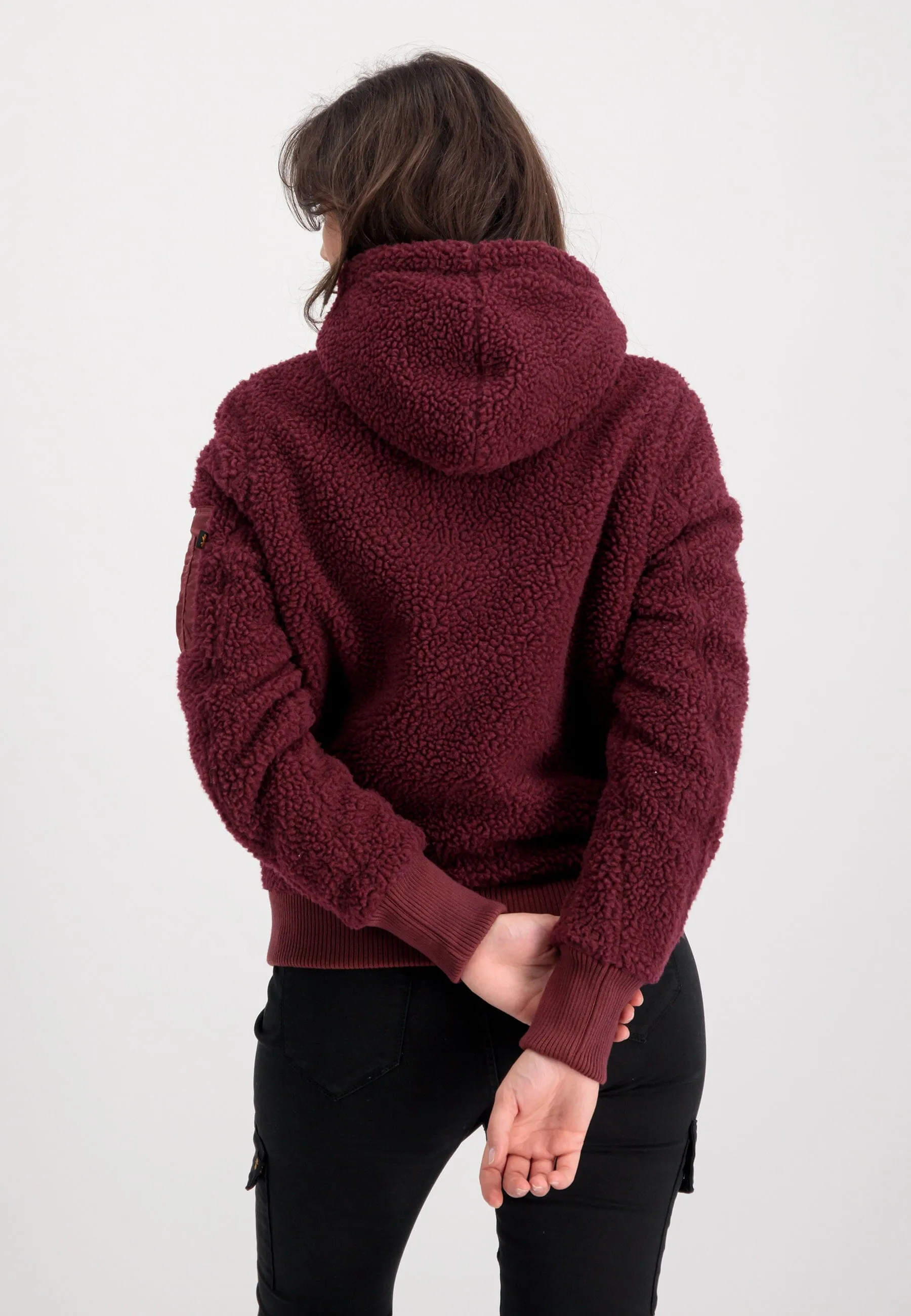 ZIP HOOD TEDDY JACKET W sold by Alpha Industries product image thumbnail 2