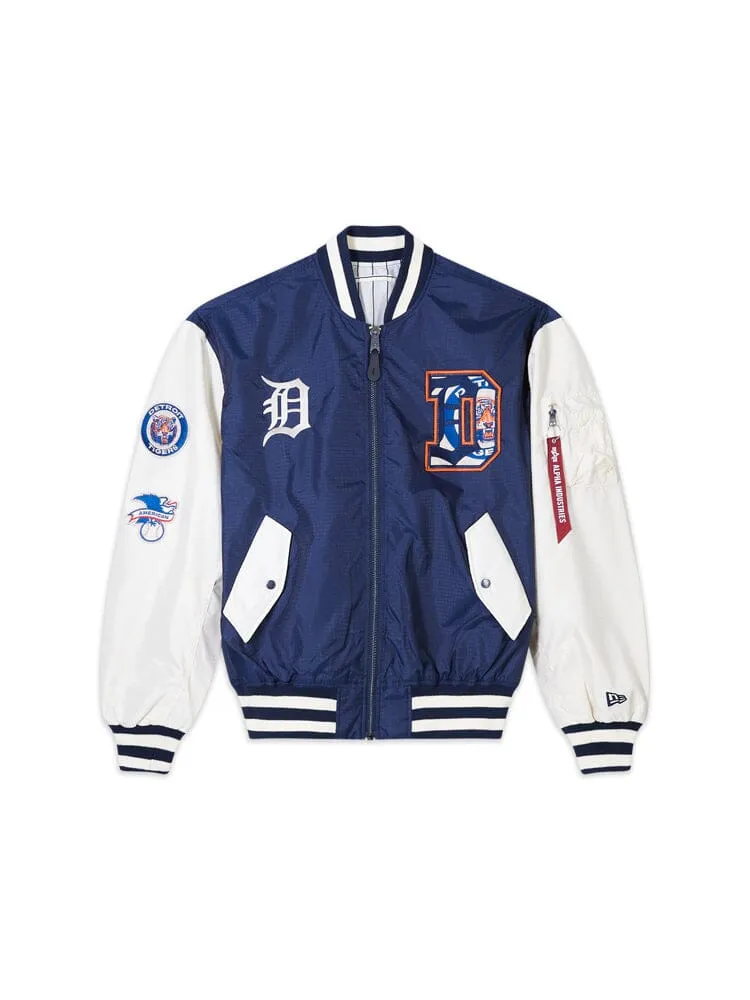 DETROIT TIGERS X ALPHA X NEW ERA L-2B BOMBER JACKET sold by Alpha Industries