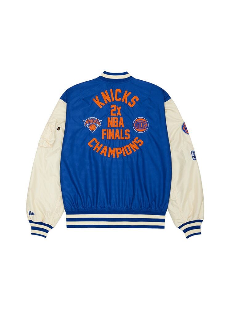 NEW YORK KNICKS X ALPHA X NEW ERA L-2B BOMBER JACKET sold by Alpha Industries product image thumbnail 2