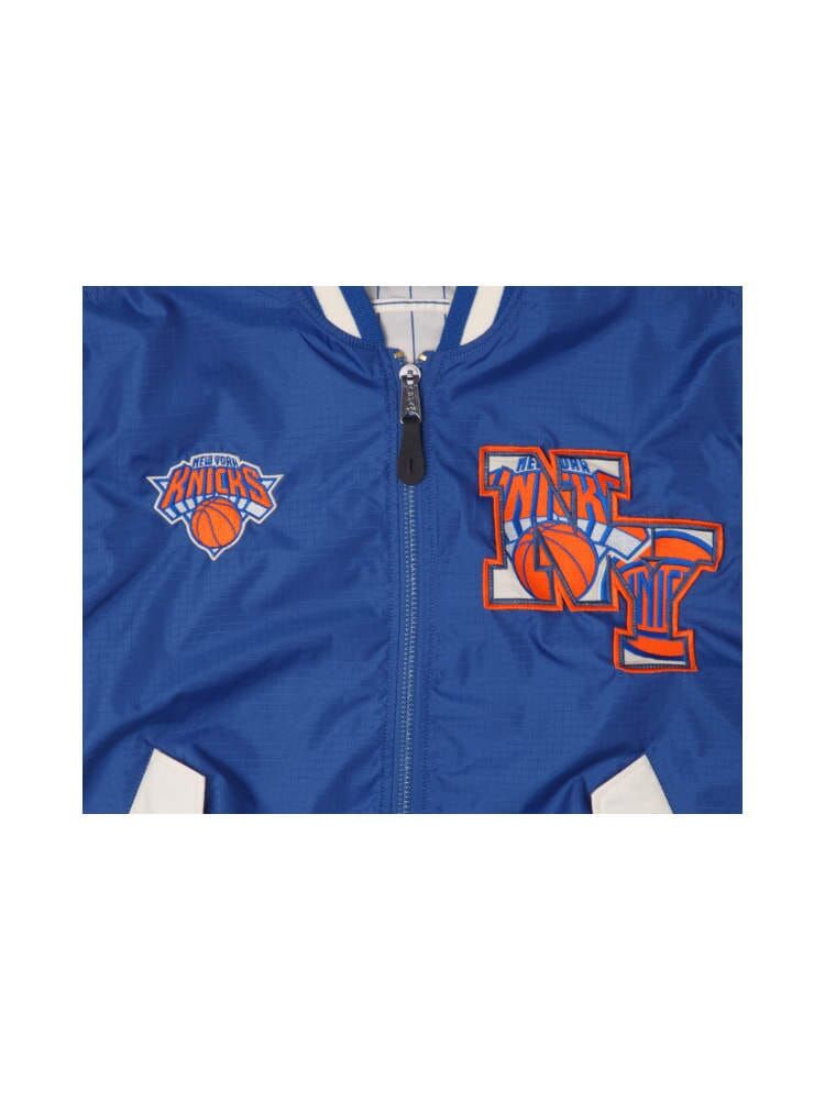 NEW YORK KNICKS X ALPHA X NEW ERA L-2B BOMBER JACKET sold by Alpha Industries product image thumbnail 7
