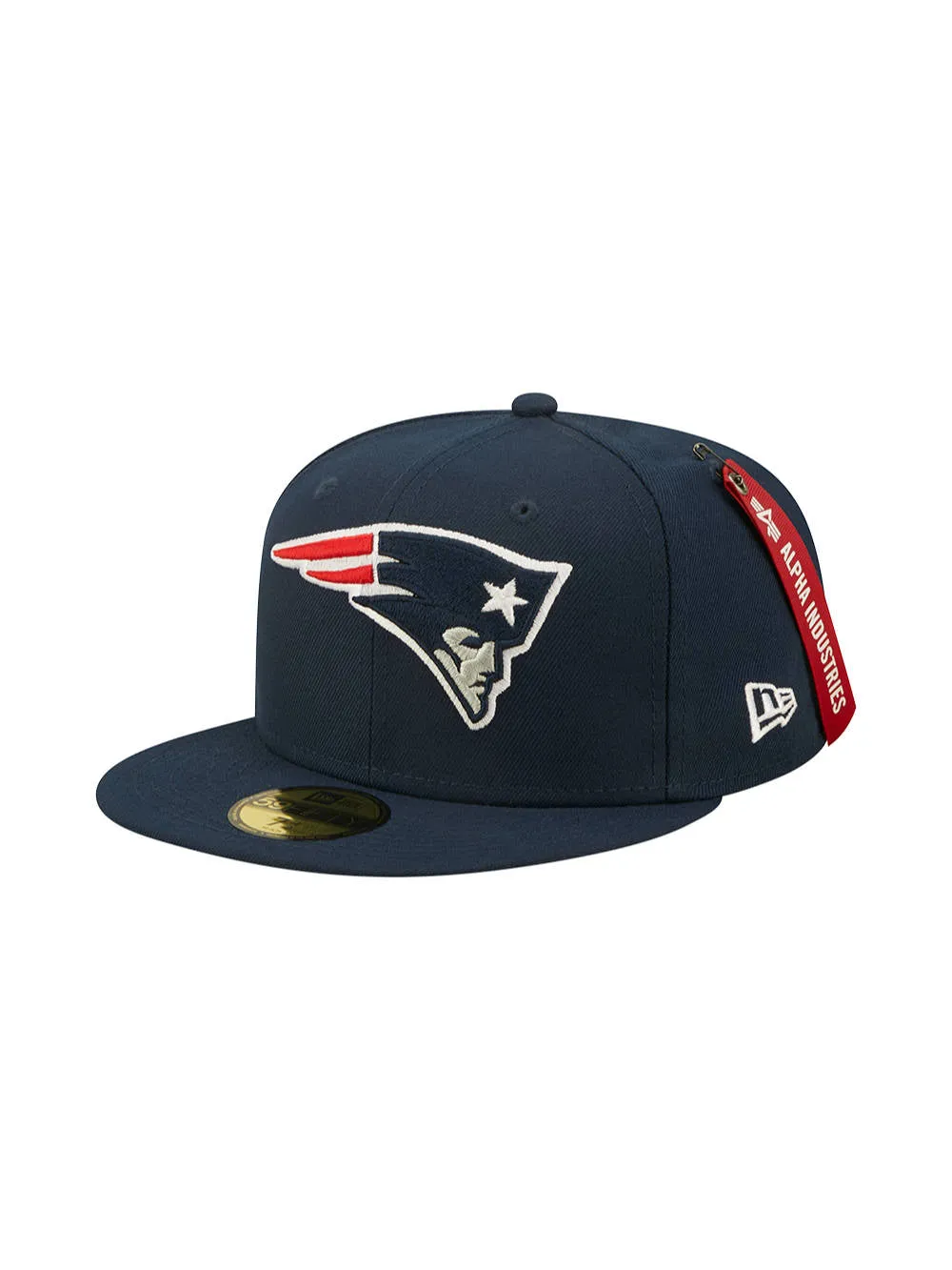 NEW ENGLAND PATRIOTS X ALPHA X NEW ERA 59FIFTY FITTED CAP (DARK BLUE) sold by Alpha Industries