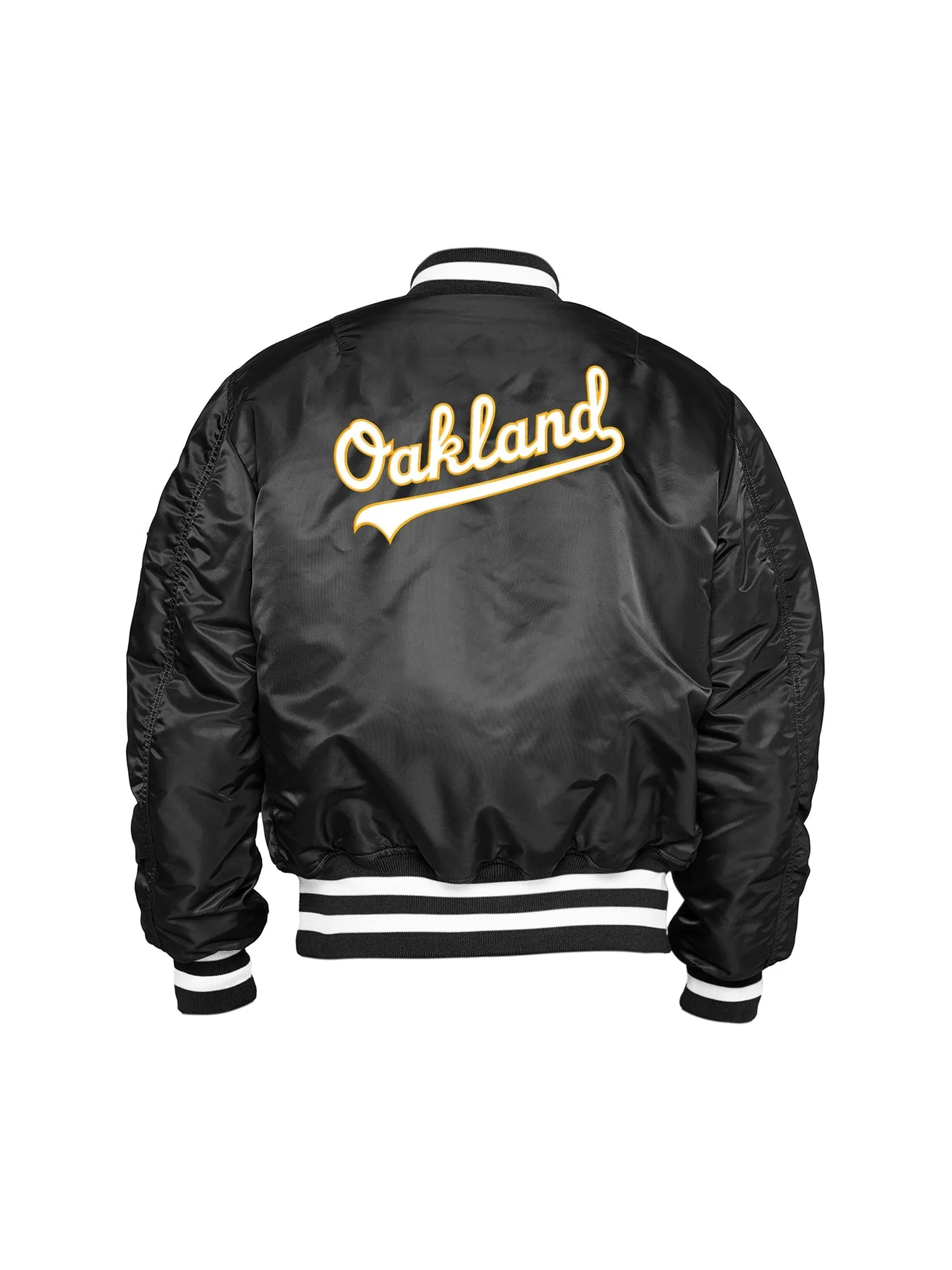 OAKLAND ATHLETICS X ALPHA X NEW ERA MA-1 BOMBER JACKET sold by Alpha Industries product image thumbnail 2