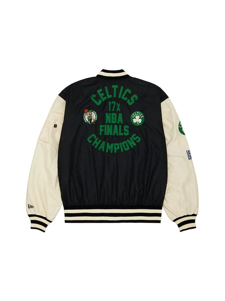 BOSTON CELTICS X ALPHA X NEW ERA L-2B BOMBER JACKET sold by Alpha Industries product image thumbnail 2