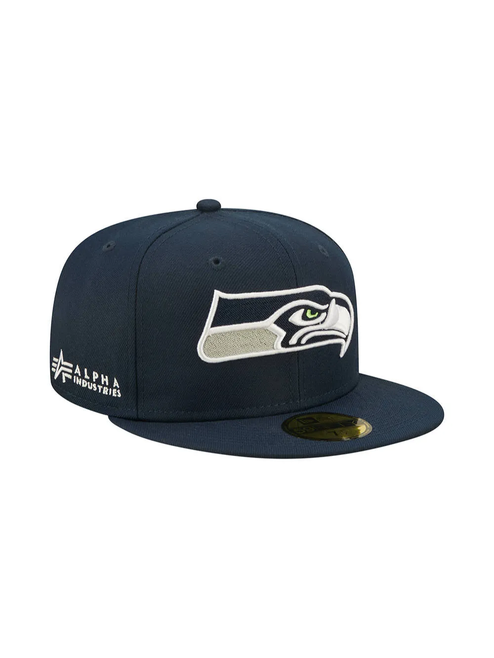 SEATTLE SEAHAWKS X ALPHA X NEW ERA 59FIFTY FITTED CAP sold by Alpha Industries product image thumbnail 2