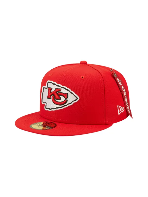 KANSAS CITY CHIEFS X ALPHA X NEW ERA 59FIFTY FITTED CAP sold by Alpha Industries