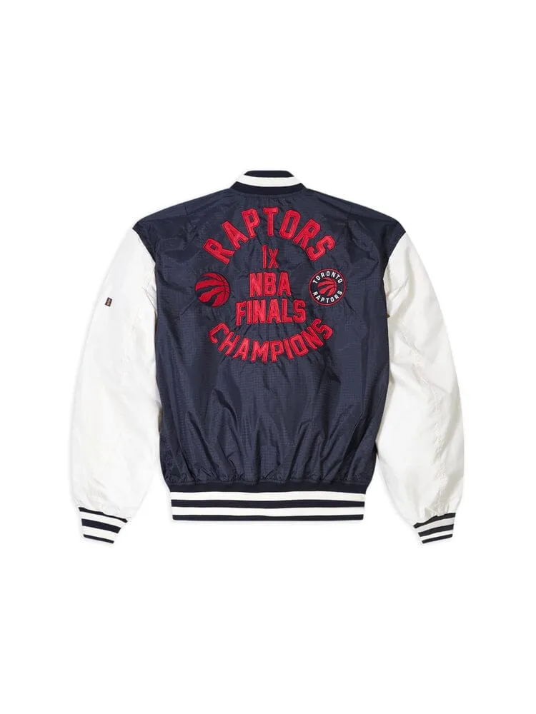 TORONTO RAPTORS X ALPHA X NEW ERA L-2B BOMBER JACKET sold by Alpha Industries product image thumbnail 2