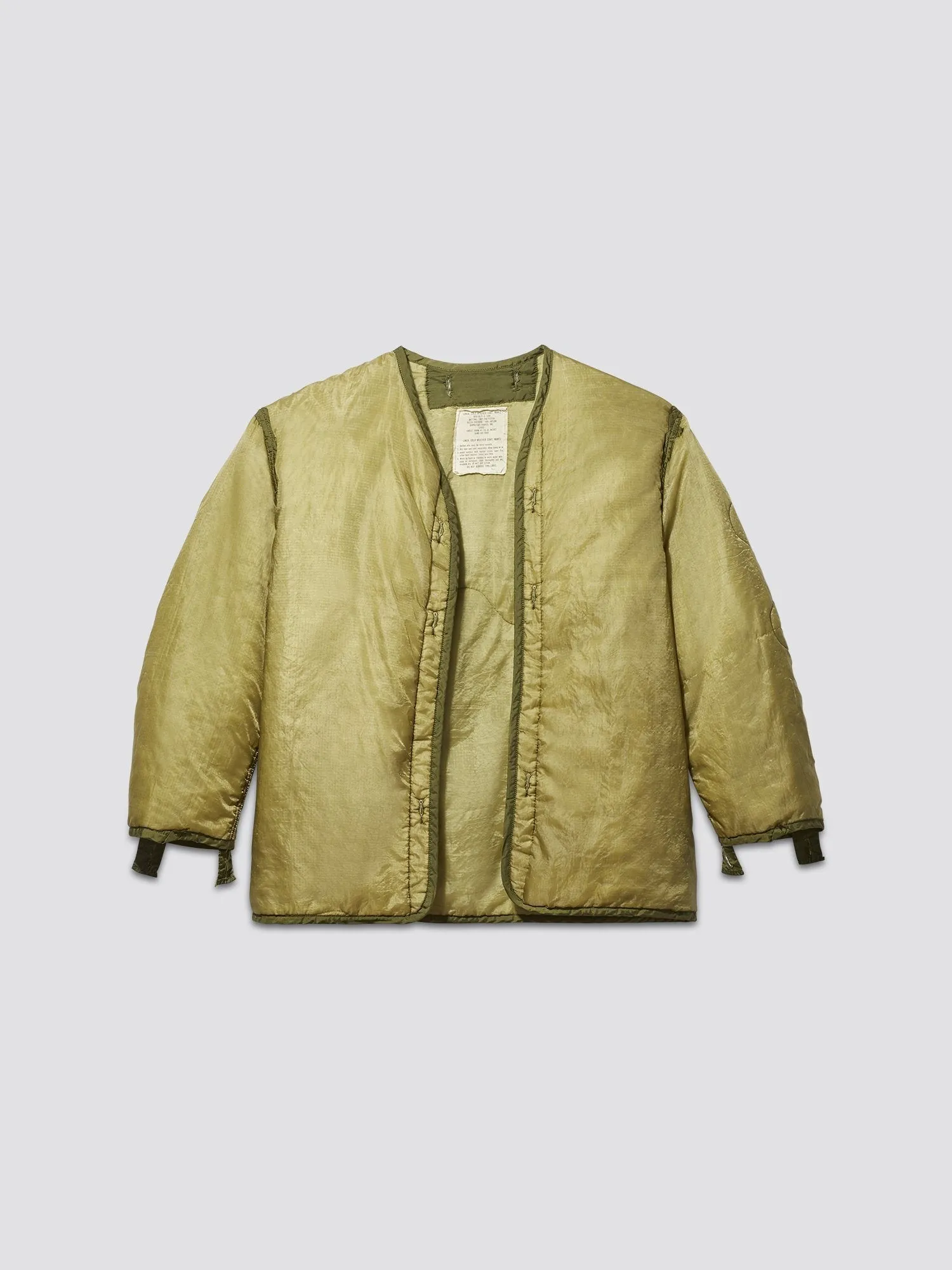 VINTAGE '71 U.S. ARMED FORCES M-65 LINER sold by Alpha Industries