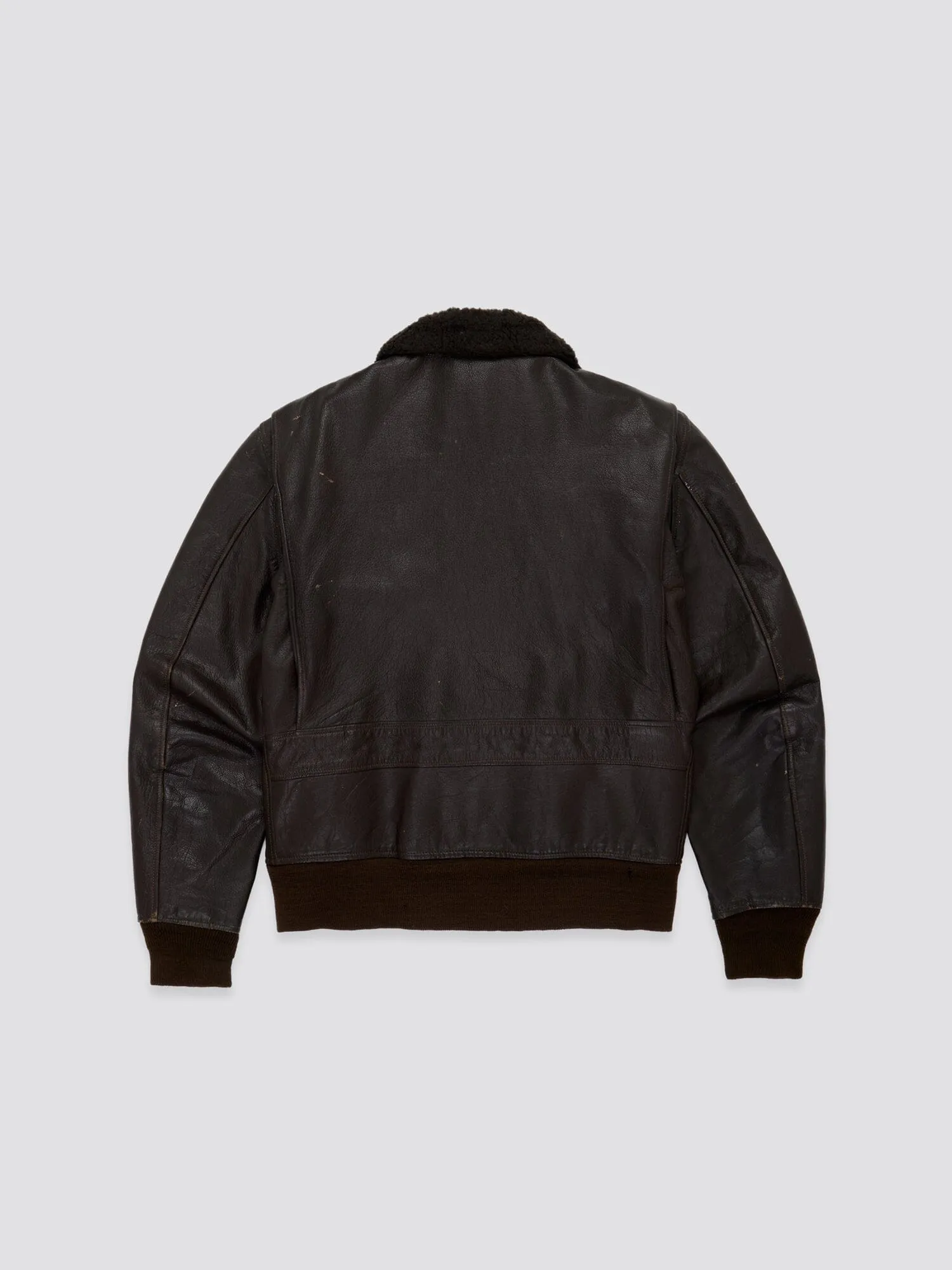 US NAVY 1970s G1 LEATHER BOMBER JACKET sold by Alpha Industries product image thumbnail 2