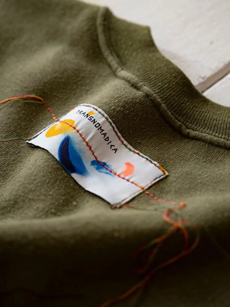 TRANSNOMADICA X ALPHA UPCYCLED USMC SWEATSHIRT sold by Alpha Industries product image thumbnail 3