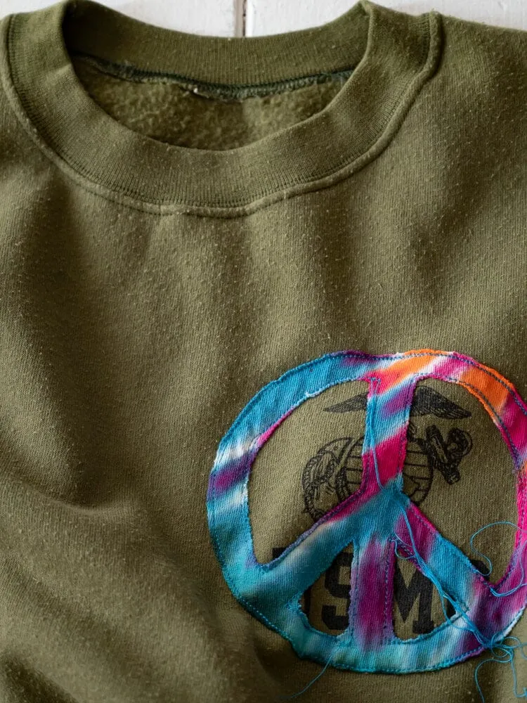 TRANSNOMADICA X ALPHA UPCYCLED USMC SWEATSHIRT sold by Alpha Industries product image thumbnail 2