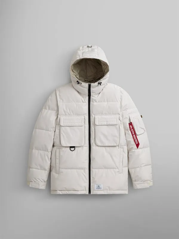 HOODED PUFFER JACKET (SEASONAL) sold by Alpha Industries