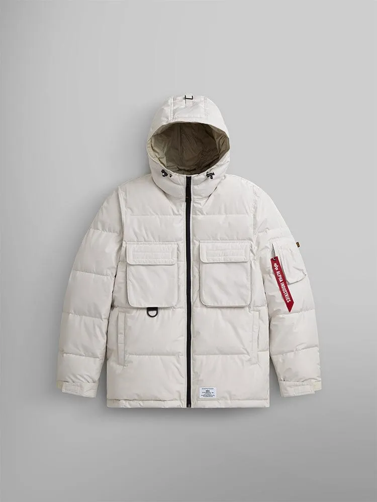 HOODED PUFFER JACKET (SEASONAL) sold by Alpha Industries