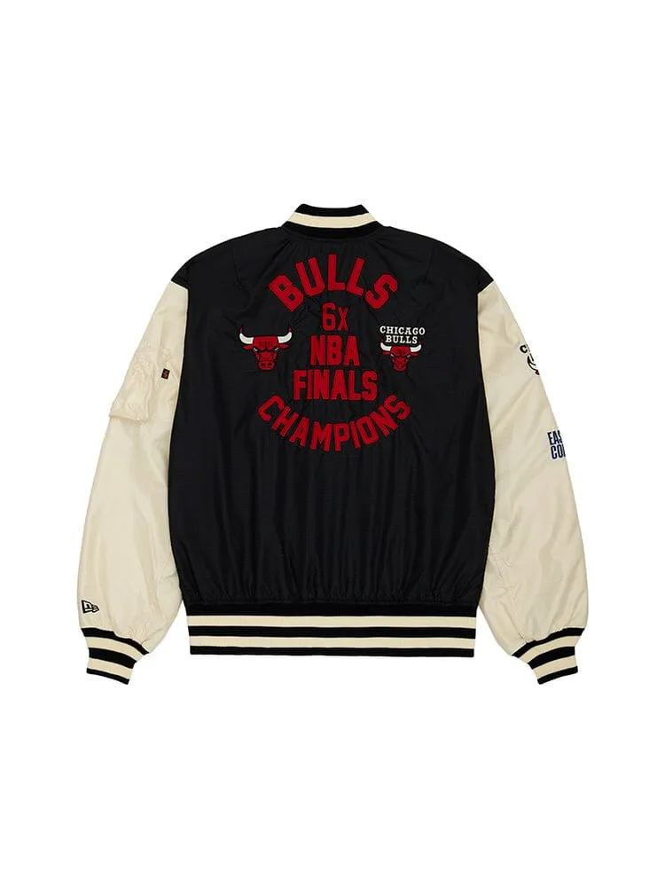 CHICAGO BULLS X ALPHA X NEW ERA L-2B BOMBER JACKET sold by Alpha Industries product image thumbnail 2
