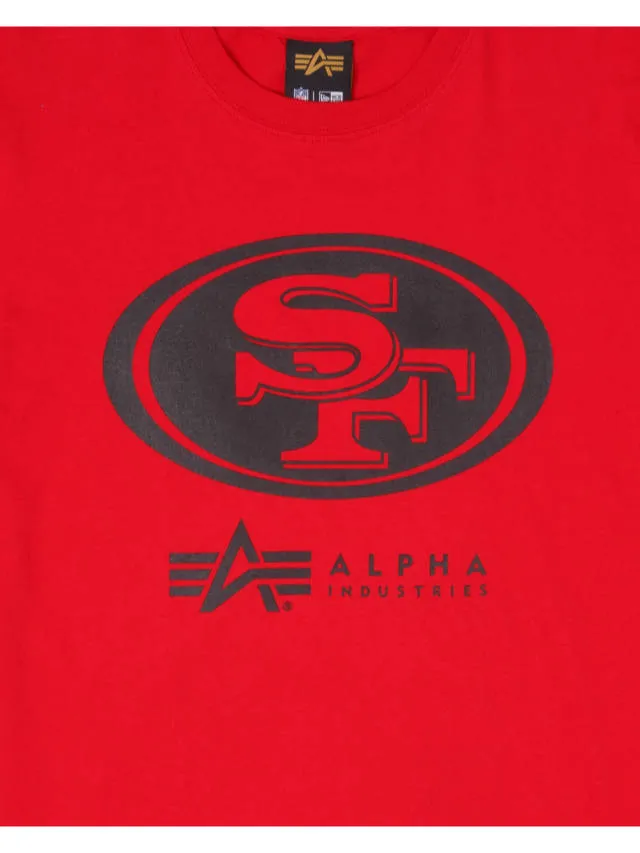 SAN FRANCISCO 49ERS X ALPHA X NEW ERA T-SHIRT sold by Alpha Industries product image thumbnail 2