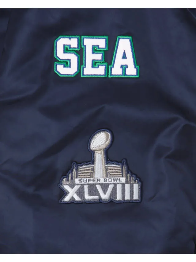 SEATTLE SEAHAWKS X ALPHA X NEW ERA MA-1 BOMBER JACKET sold by Alpha Industries product image thumbnail 5