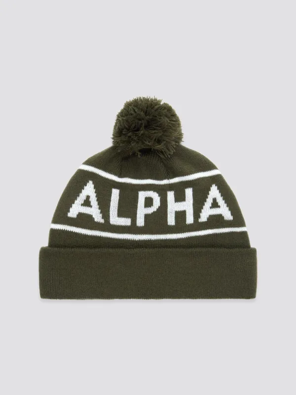ESSENTIAL POM BEANIE (SEASONAL) sold by Alpha Industries