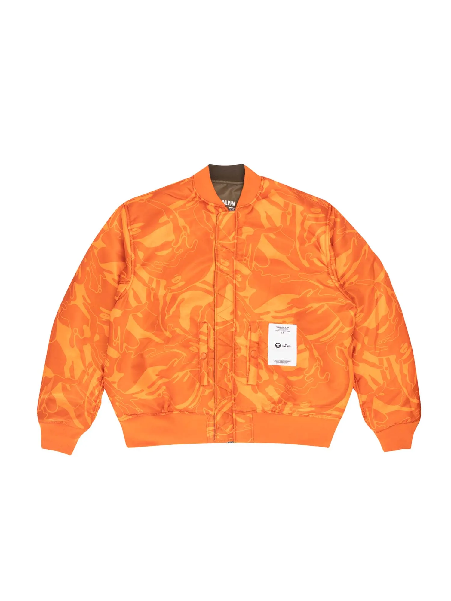 AAPE X ALPHA REVERSIBLE MA-1 QUILTED JACKET sold by Alpha Industries product image thumbnail 2