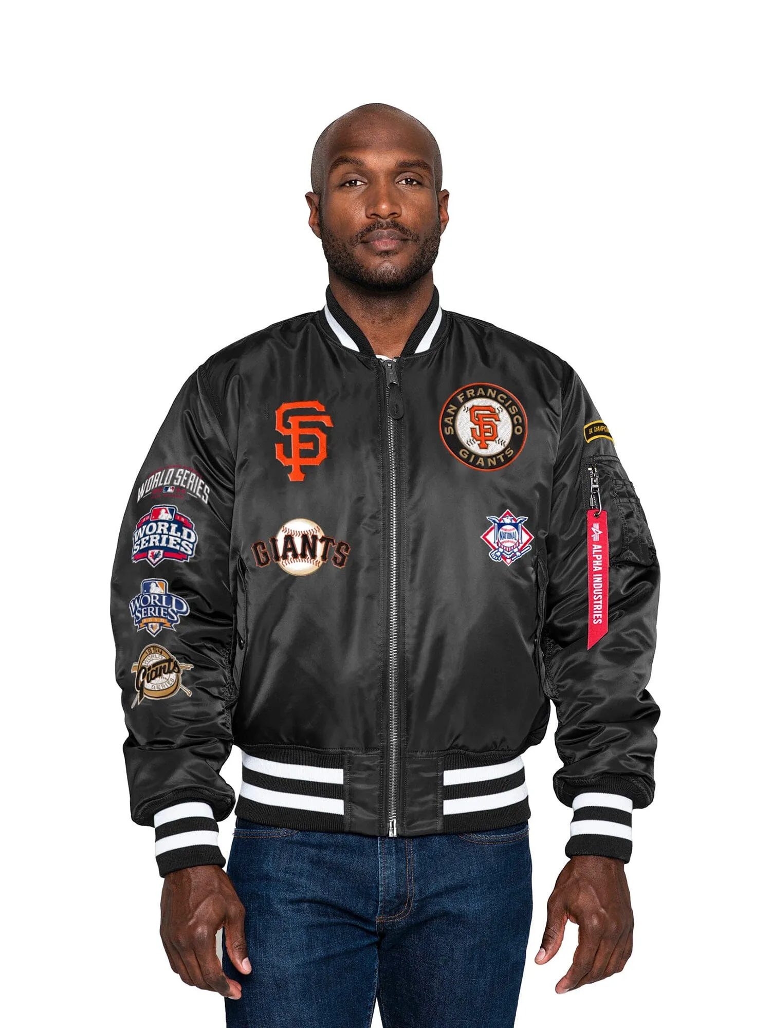 SAN FRANCISCO GIANTS X ALPHA X NEW ERA MA-1 BOMBER JACKET sold by Alpha Industries product image thumbnail 2