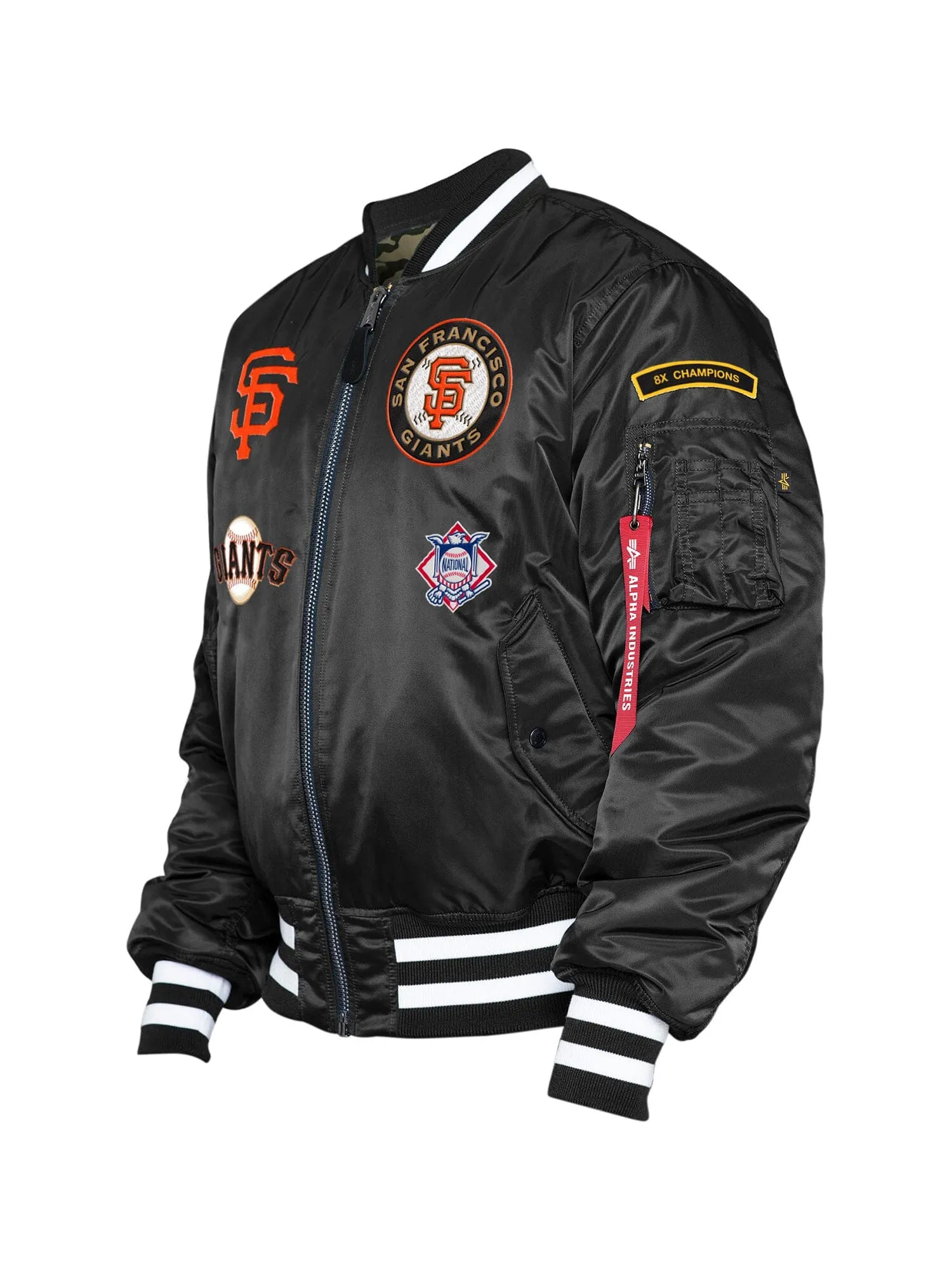 SAN FRANCISCO GIANTS X ALPHA X NEW ERA MA-1 BOMBER JACKET sold by Alpha Industries product image thumbnail 4