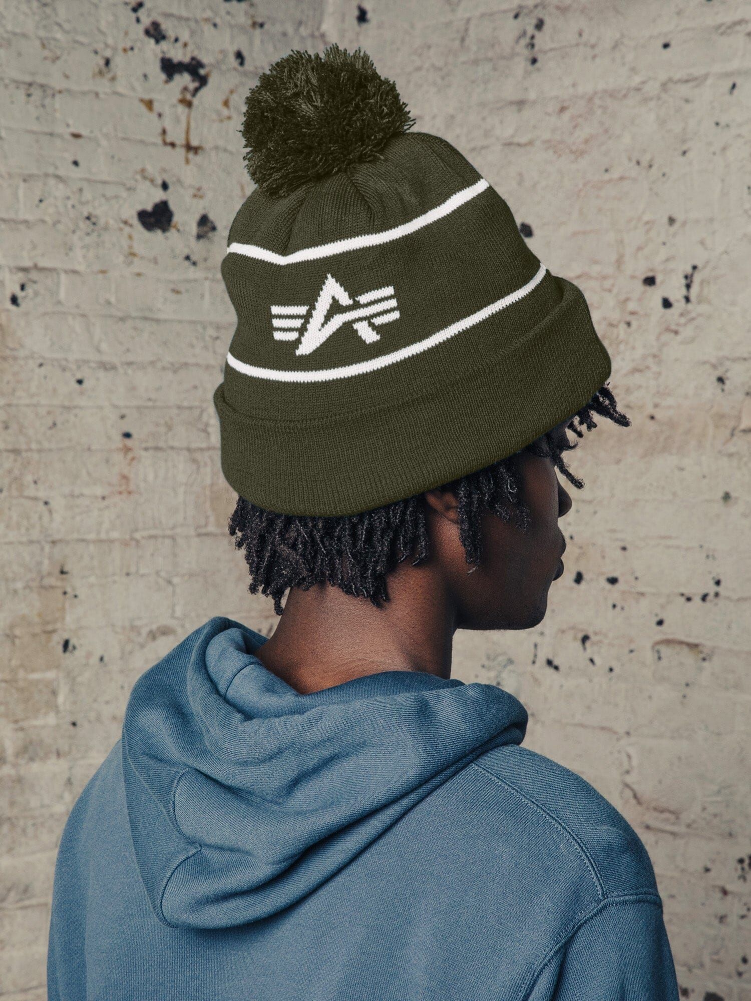 ESSENTIAL POM BEANIE (SEASONAL) sold by Alpha Industries product image thumbnail 5