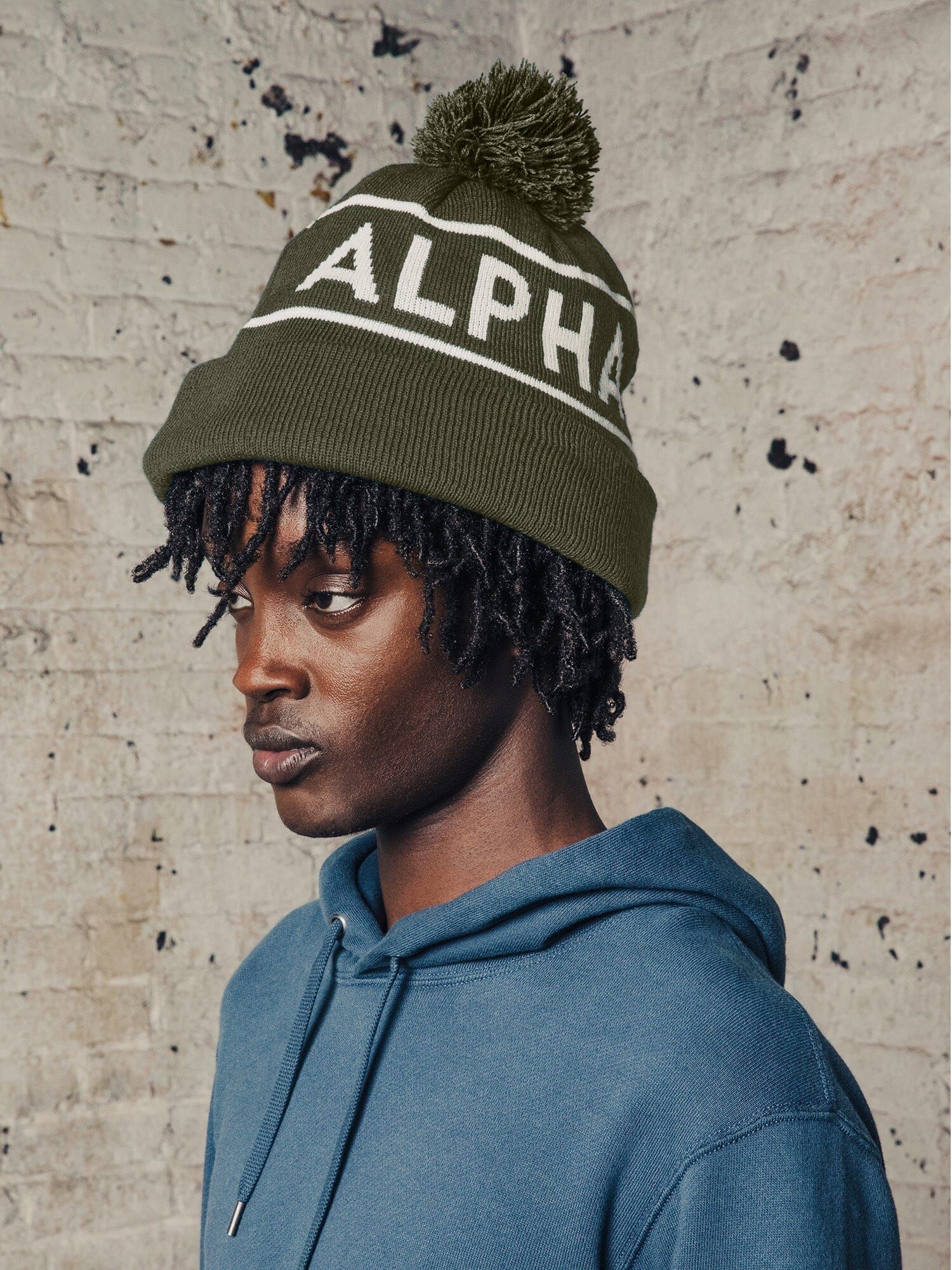 ESSENTIAL POM BEANIE (SEASONAL) sold by Alpha Industries product image thumbnail 3