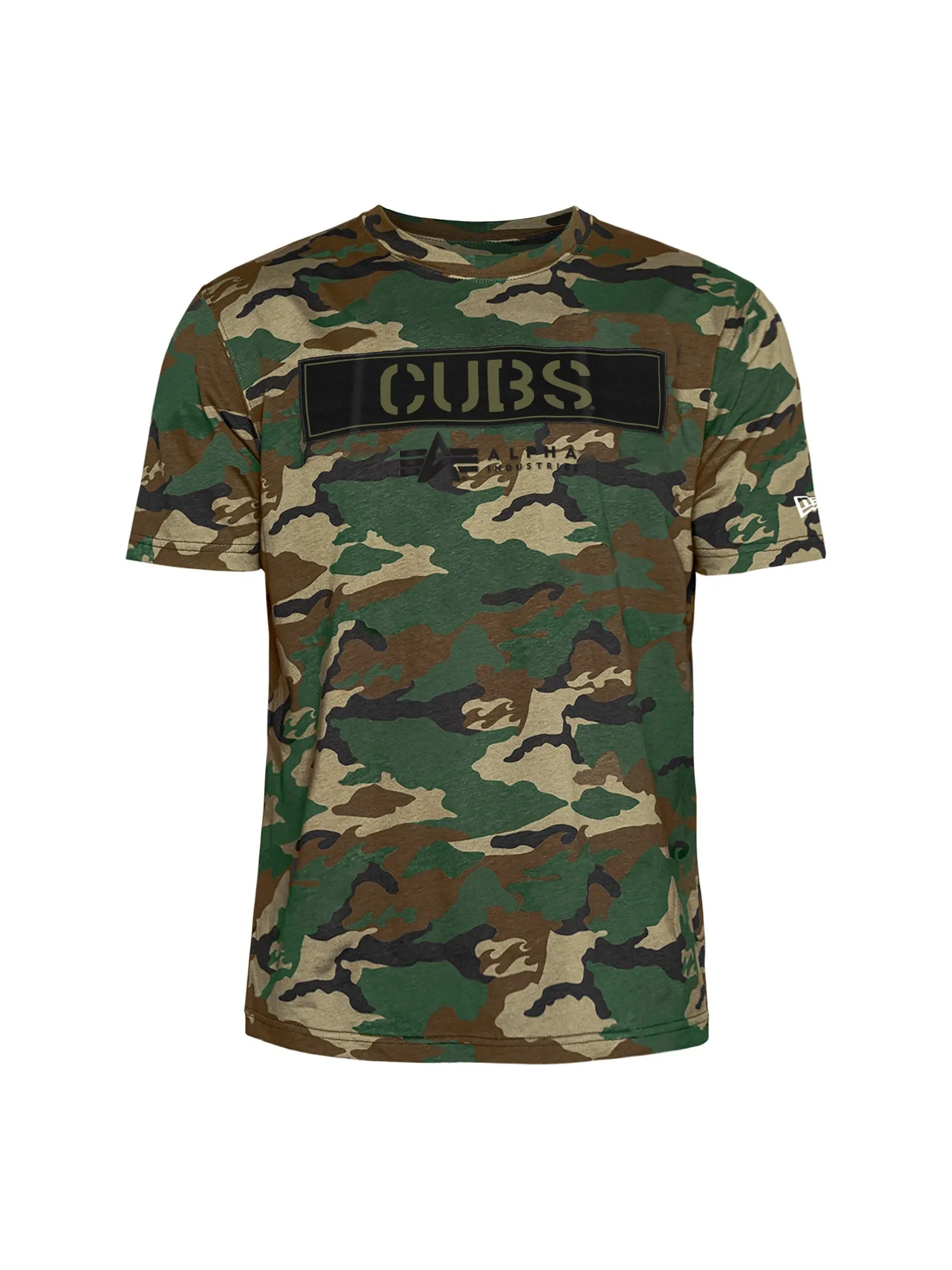 CHICAGO CUBS X ALPHA X NEW ERA CAMO T-SHIRT sold by Alpha Industries