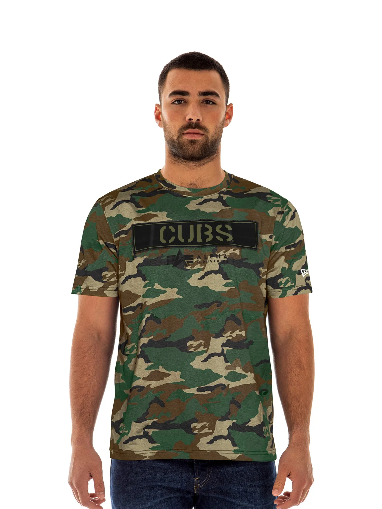 CHICAGO CUBS X ALPHA X NEW ERA CAMO T-SHIRT sold by Alpha Industries product image thumbnail 3