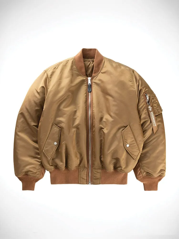 ALPHA X HIGHSNOBIETY MA-1 BOMBER JACKET sold by Alpha Industries