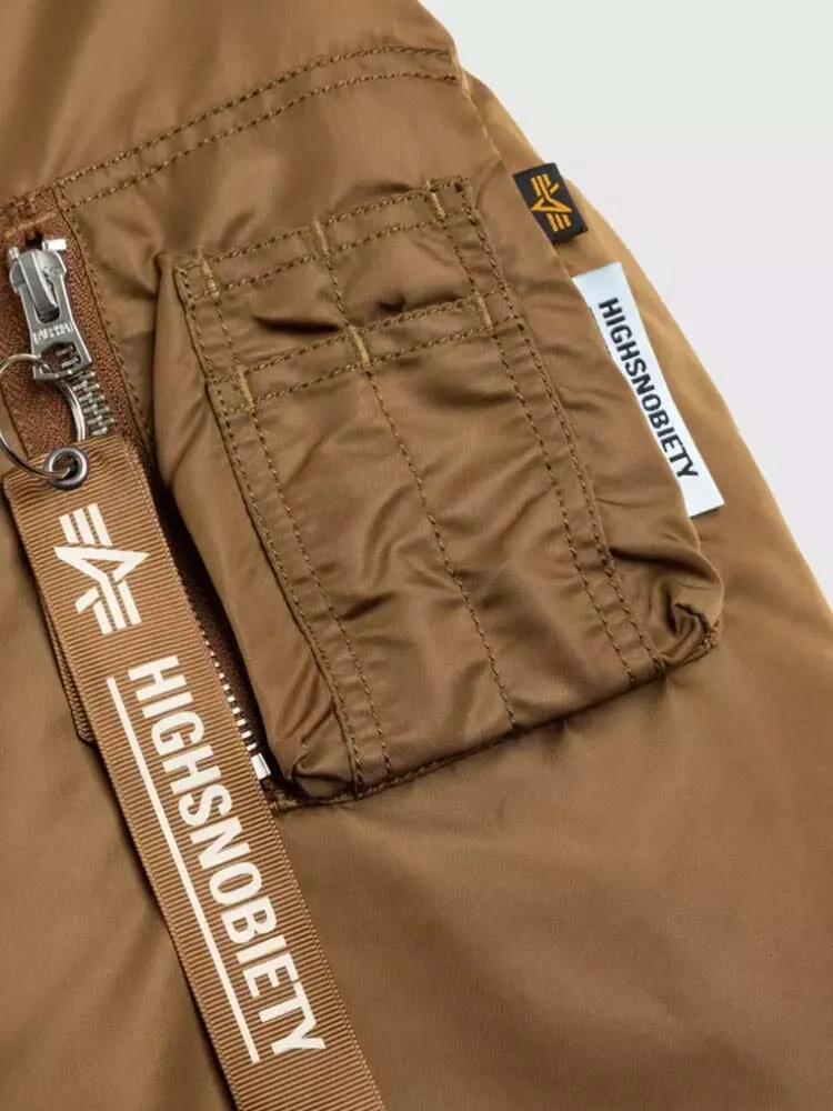 ALPHA X HIGHSNOBIETY MA-1 BOMBER JACKET sold by Alpha Industries product image thumbnail 2