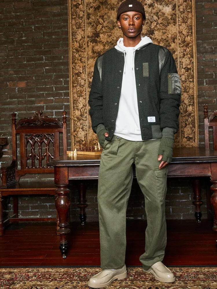 WOOL VARSITY BOMBER JACKET GEN II (REPLICA BLUE) sold by Alpha Industries product image thumbnail 3