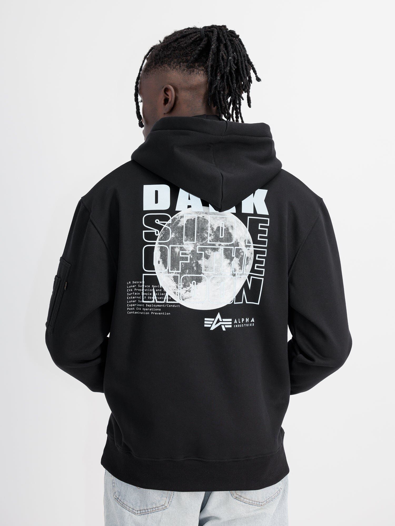 NASA DARK SIDE HOODIE sold by Alpha Industries product image thumbnail 2