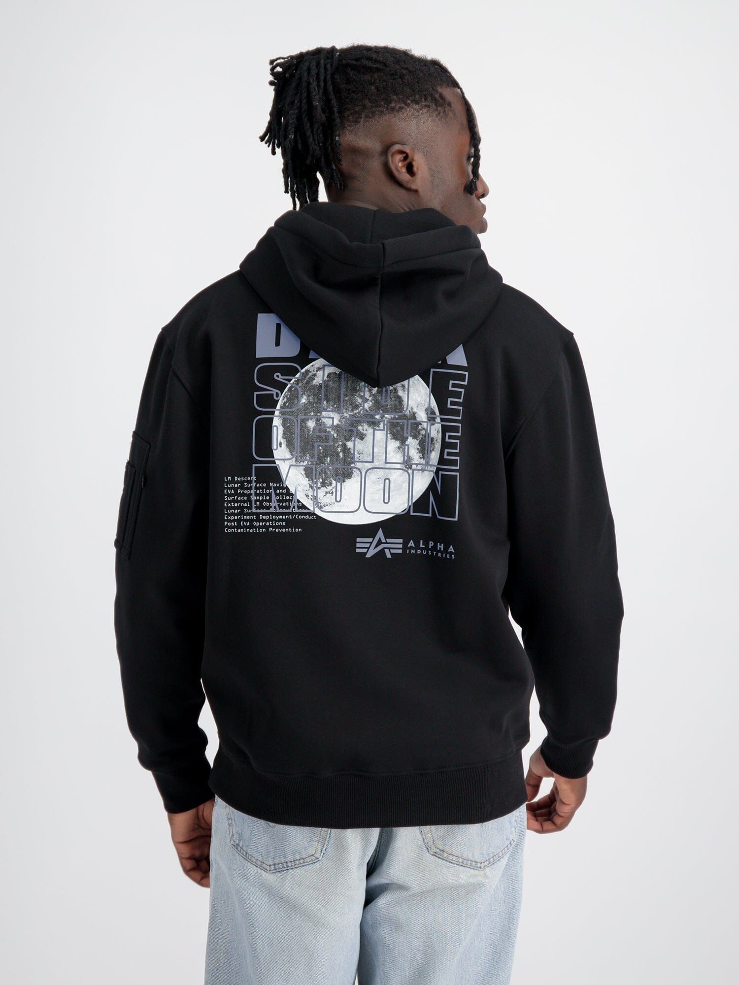 NASA DARK SIDE HOODIE sold by Alpha Industries product image thumbnail 5
