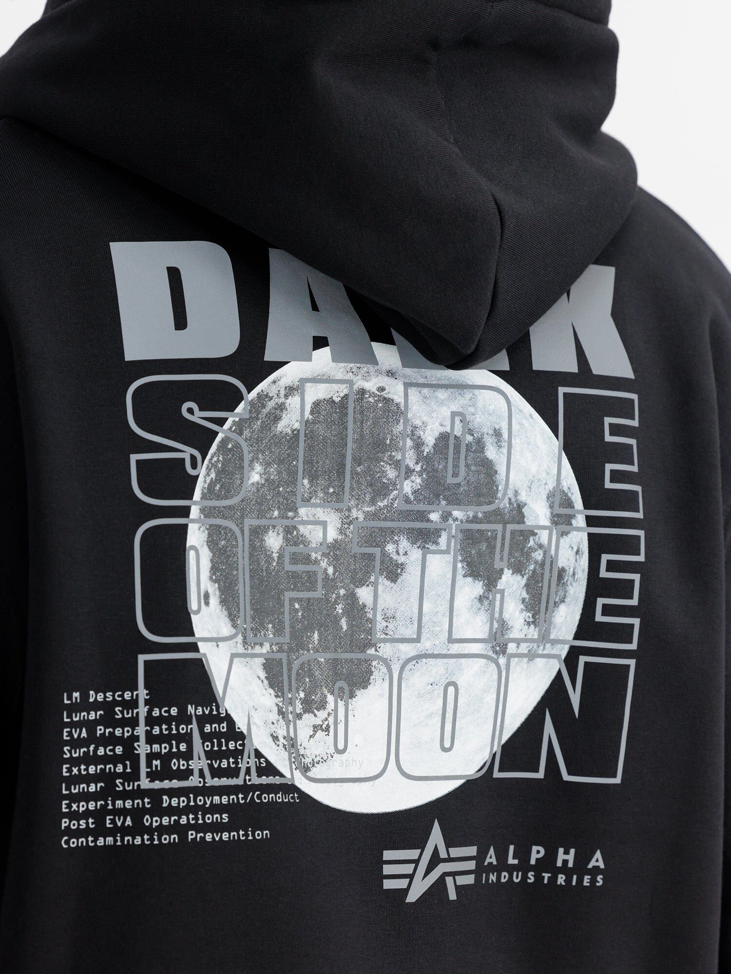 NASA DARK SIDE HOODIE sold by Alpha Industries product image thumbnail 4