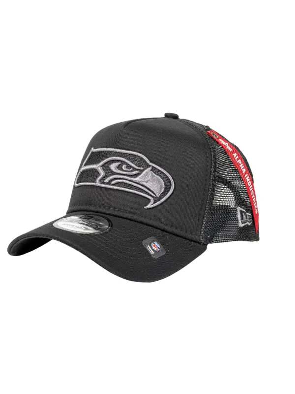 SEATTLE SEAHAWKS X ALPHA X NEW ERA 940 CAP sold by Alpha Industries