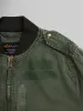 WOMEN'S L-2B RIP AND REPAIR BOMBER JACKET (OG-107 GREEN) sold by Alpha Industries