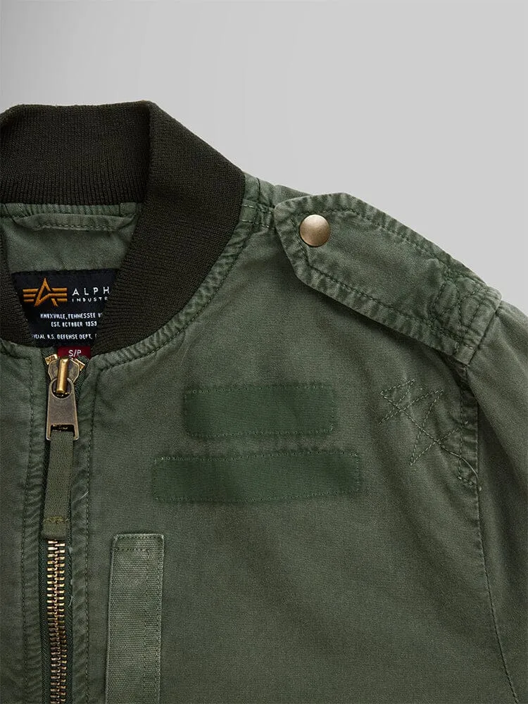 WOMEN'S L-2B RIP AND REPAIR BOMBER JACKET (OG-107 GREEN) sold by Alpha Industries product image thumbnail 2