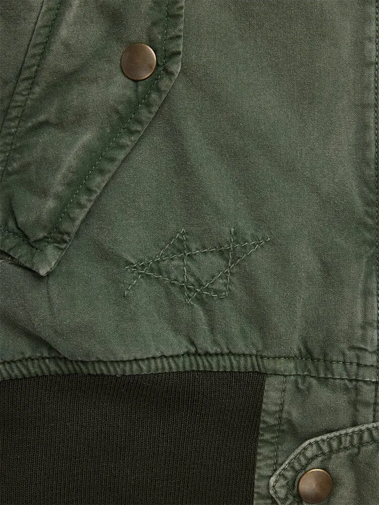 WOMEN'S L-2B RIP AND REPAIR BOMBER JACKET (OG-107 GREEN) sold by Alpha Industries product image thumbnail 4