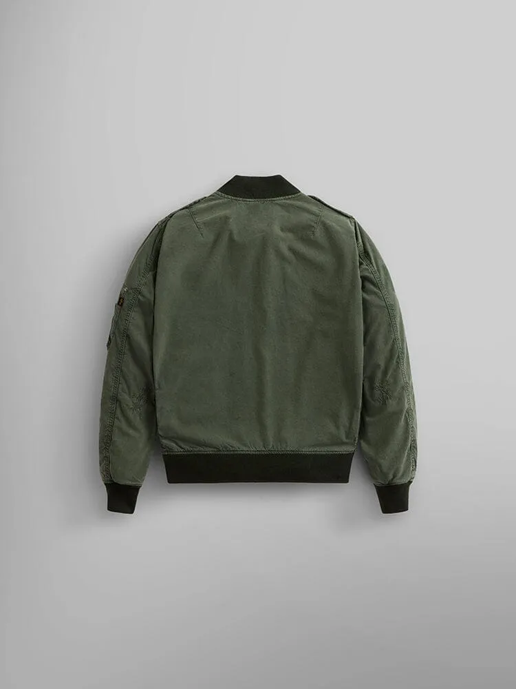 WOMEN'S L-2B RIP AND REPAIR BOMBER JACKET (OG-107 GREEN) sold by Alpha Industries product image thumbnail 5