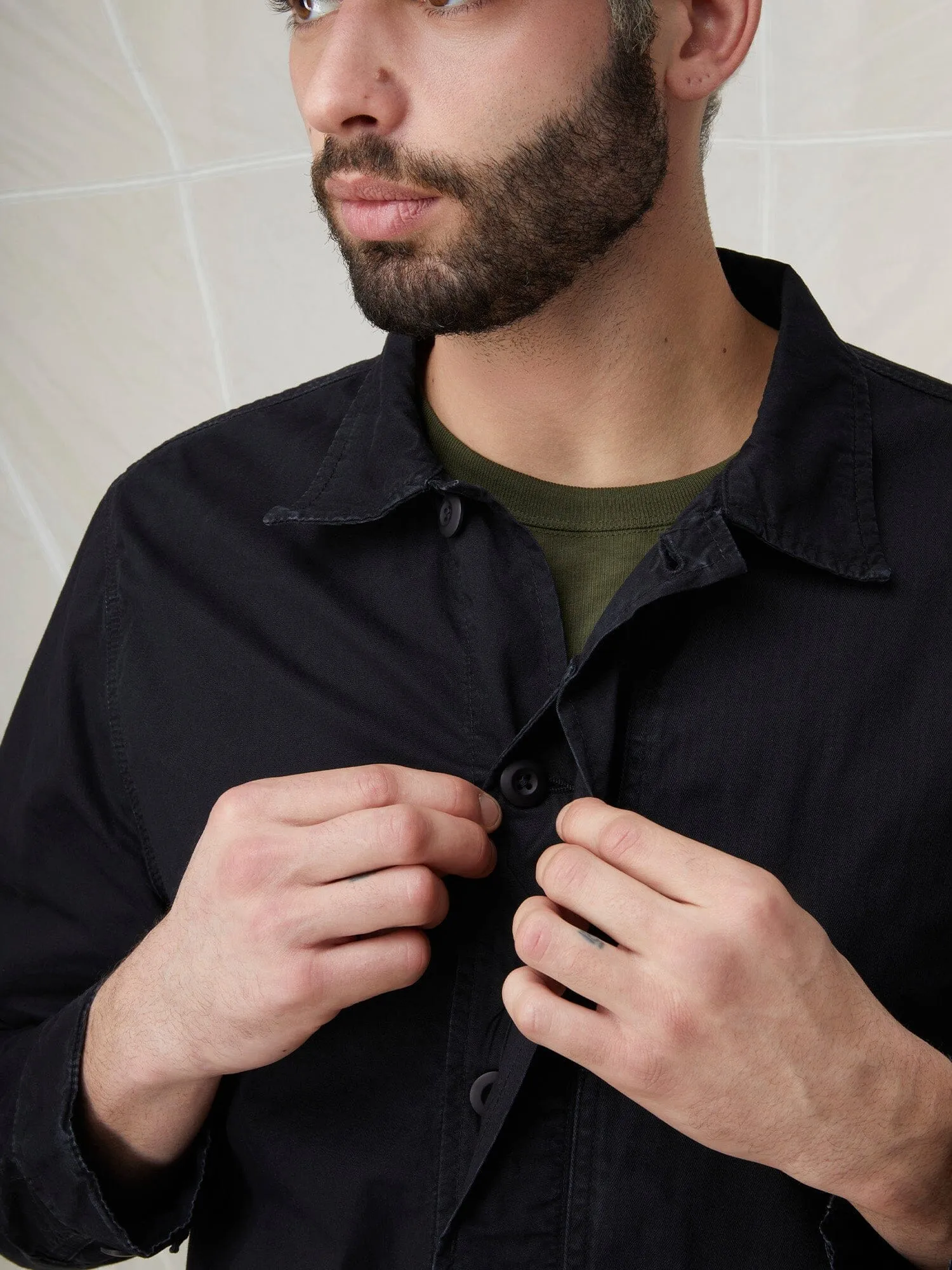 CONTRAST SHIRT JACKET (SEASONAL) sold by Alpha Industries product image thumbnail 3