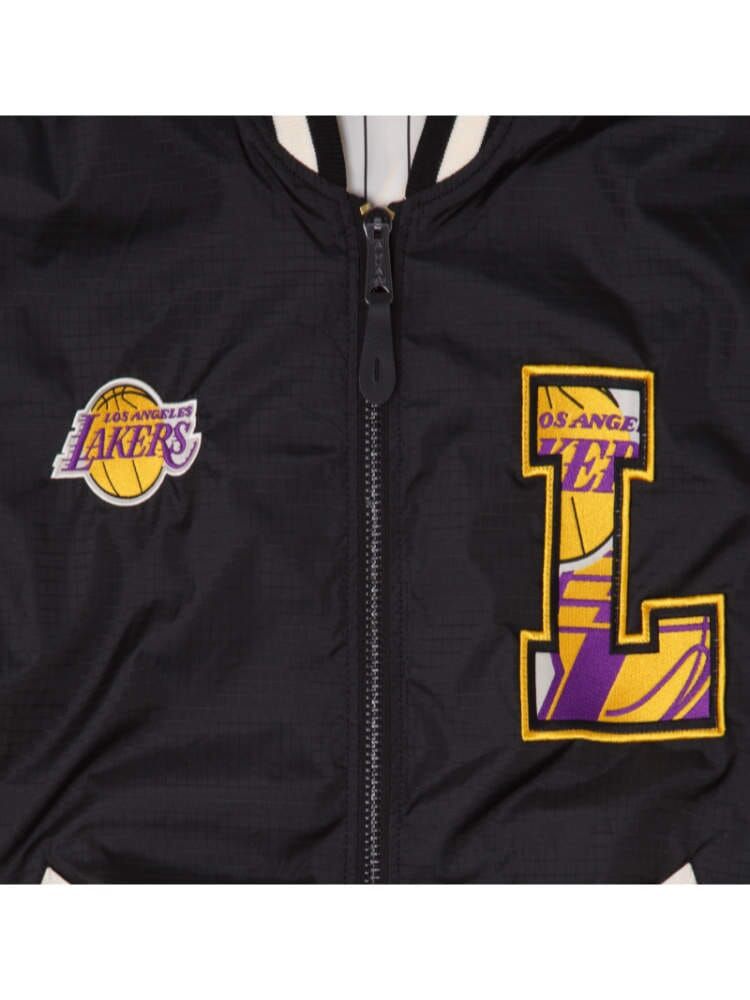 LOS ANGELES LAKERS X ALPHA X NEW ERA L-2B BOMBER JACKET sold by Alpha Industries product image thumbnail 4