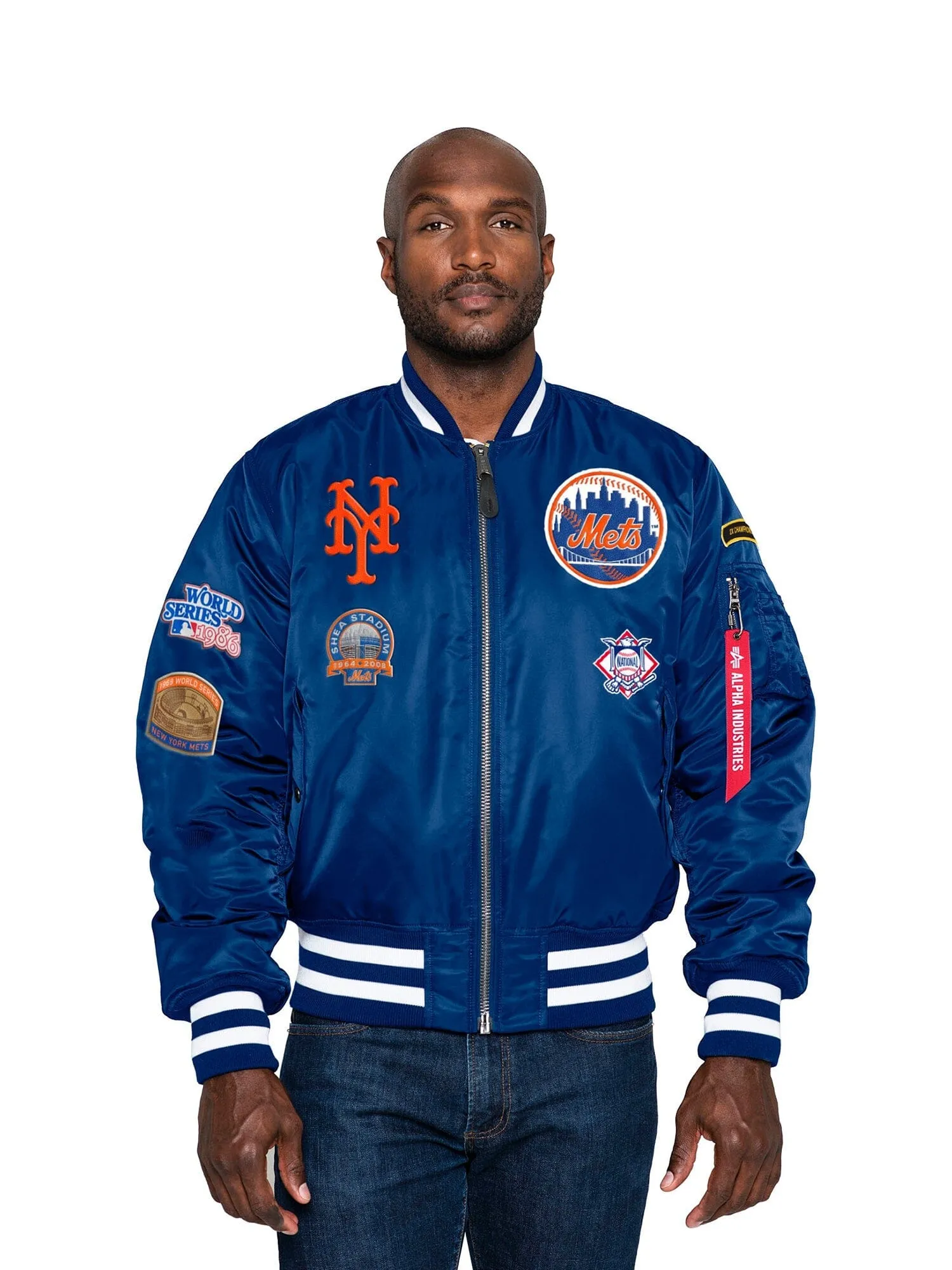 NEW YORK METS X ALPHA X NEW ERA MA-1 BOMBER JACKET sold by Alpha Industries product image thumbnail 2