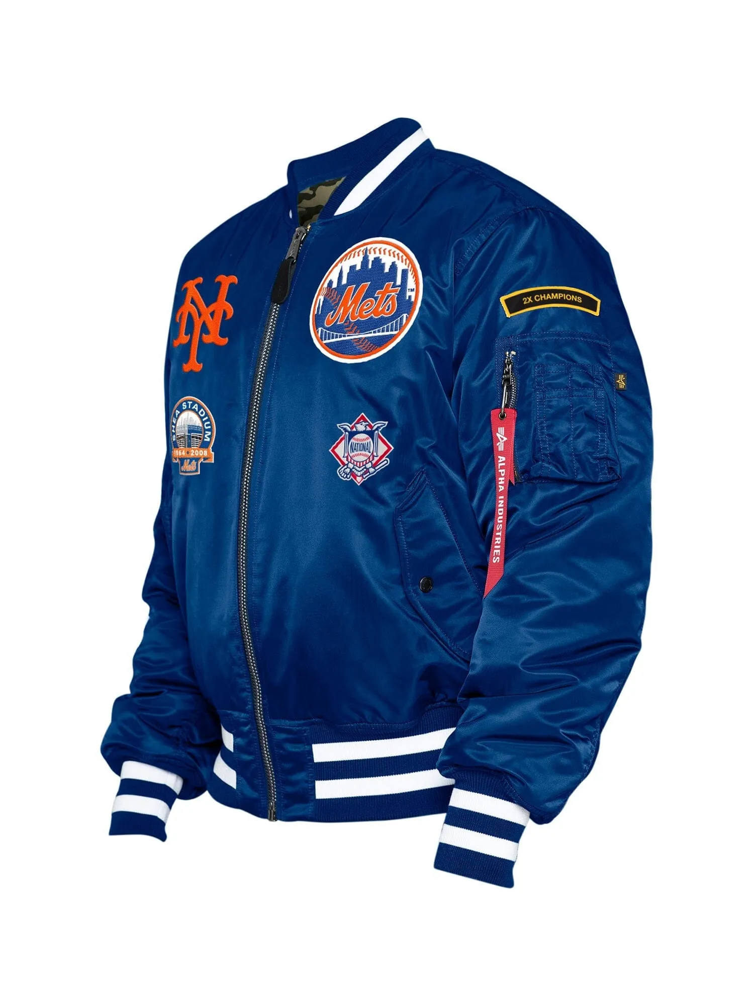 NEW YORK METS X ALPHA X NEW ERA MA-1 BOMBER JACKET sold by Alpha Industries product image thumbnail 4