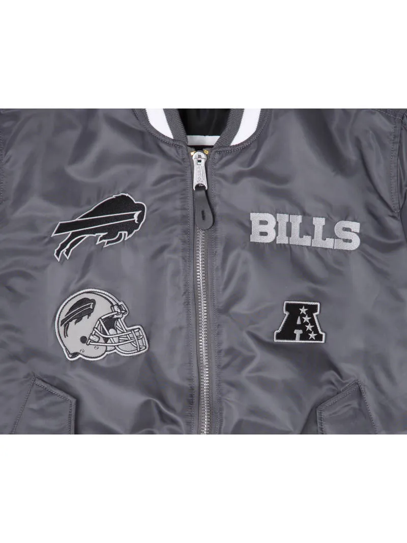 BUFFALO BILLS X ALPHA X NEW ERA MA-1 BOMBER JACKET sold by Alpha Industries product image thumbnail 3