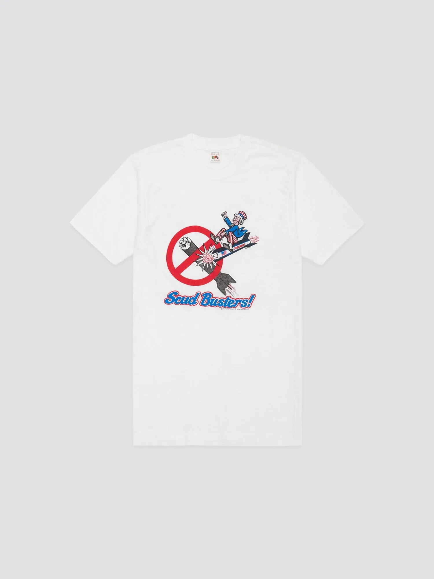 DEADSTOCK SCUD BUSTERS 90s GULF WAR T-SHIRT sold by Alpha Industries