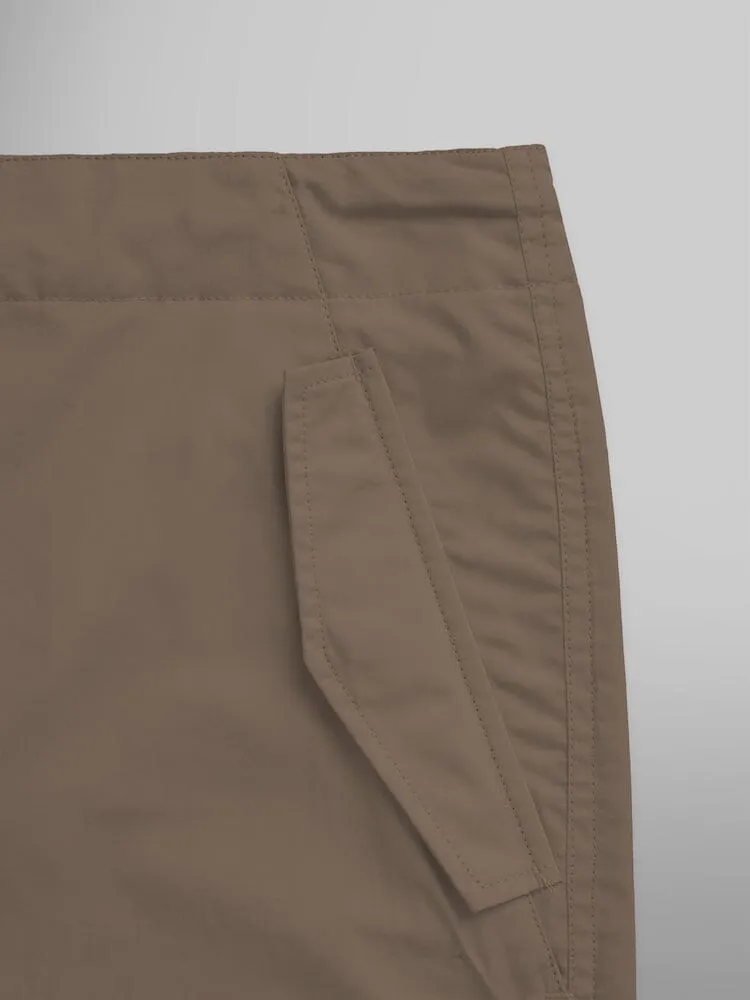 パンツ XTONZ XP218 Hype Cotton Nylon Parachute Pants BEIGE XP218BE HBDHEJL Metallic Shiny Parachute Pants for Women Drawstring