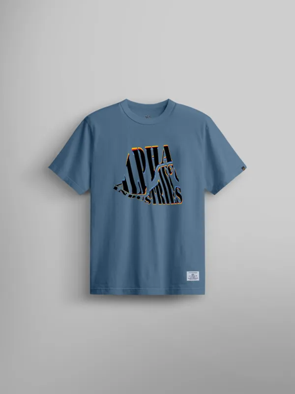 ALPHA WARPED TEE sold by Alpha Industries