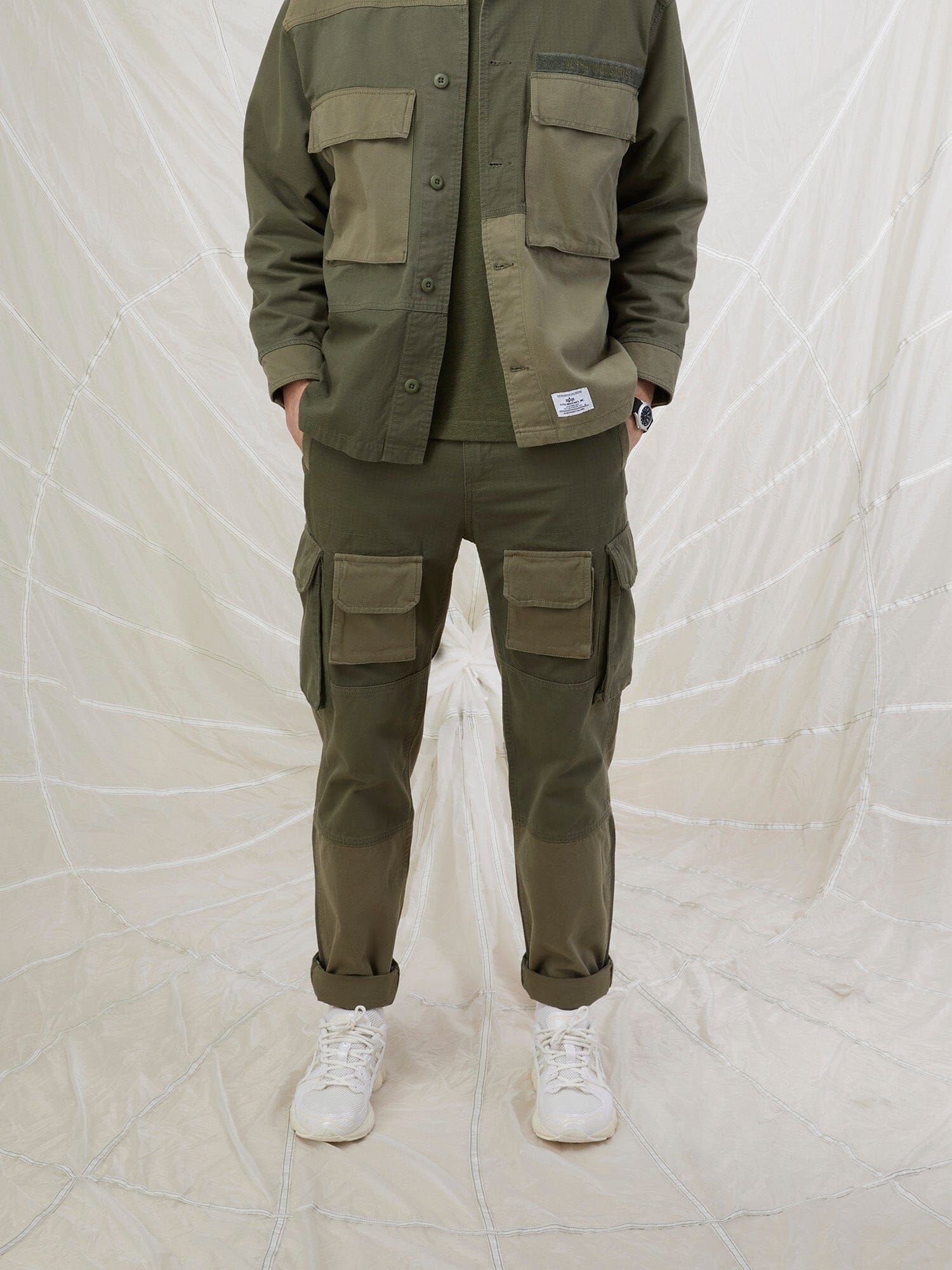 MIXED MEDIA CARGO PANT (SEASONAL) sold by Alpha Industries
