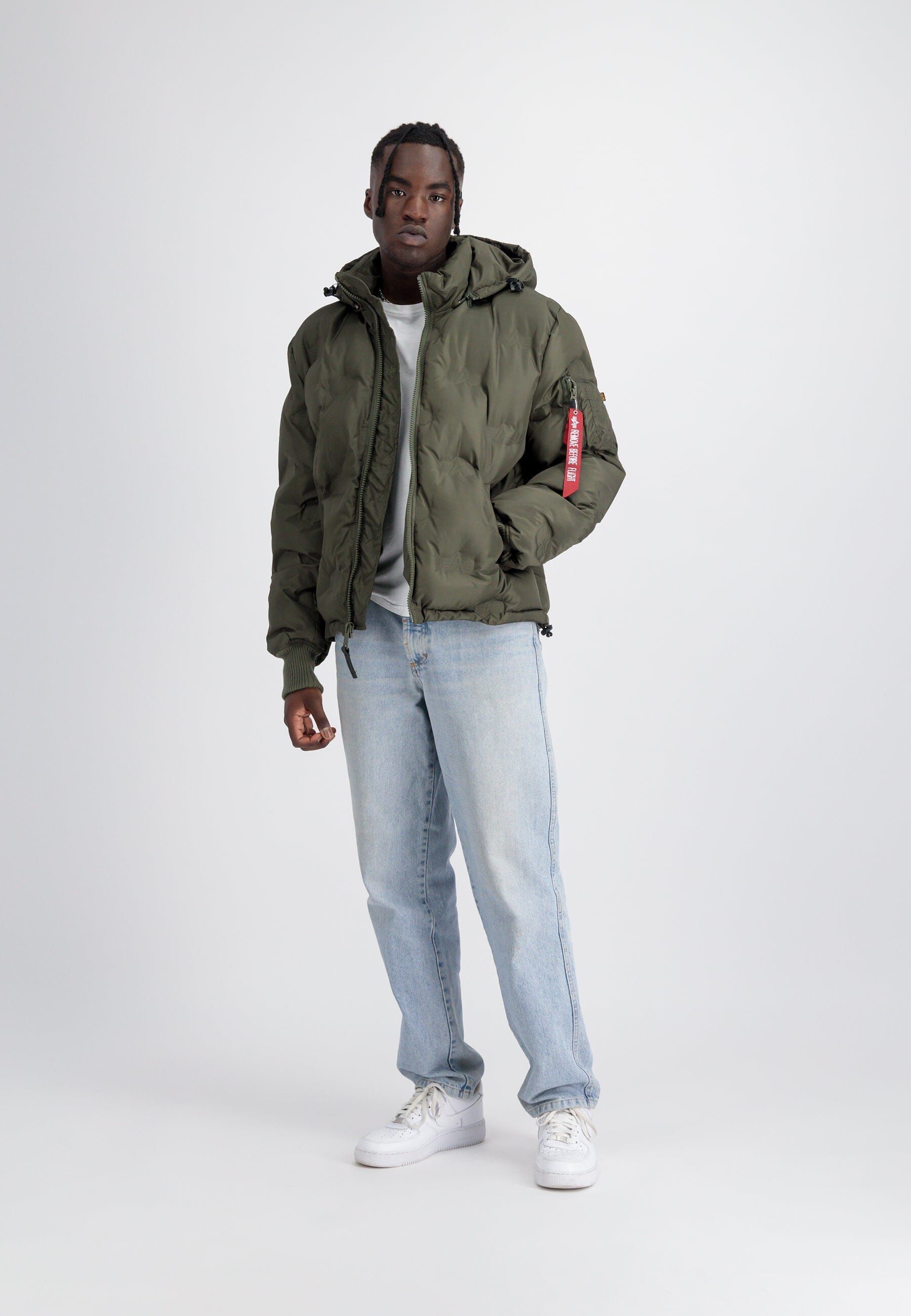 HOODED LOGO PUFFER (SEASONAL) sold by Alpha Industries product image thumbnail 8